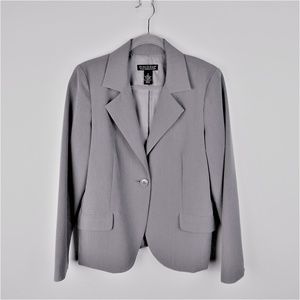 Dialogue Stretch One Button Blazer
